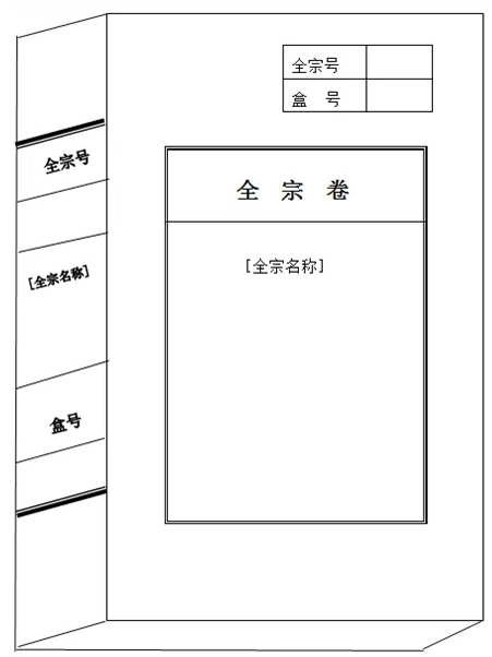 全宗卷规范档案盒样式